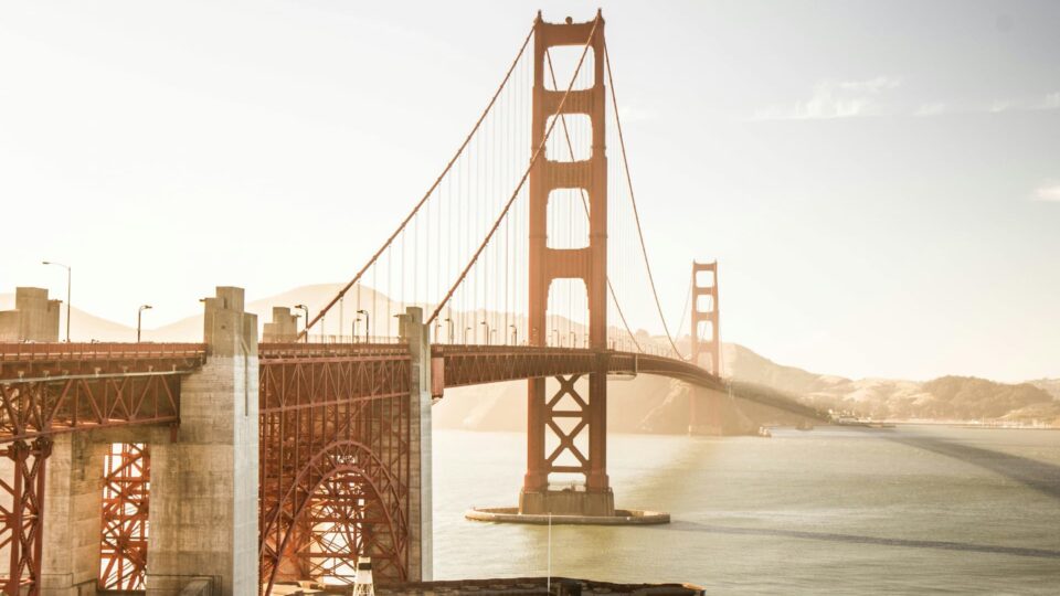 Most Golden Gate beautifully lit